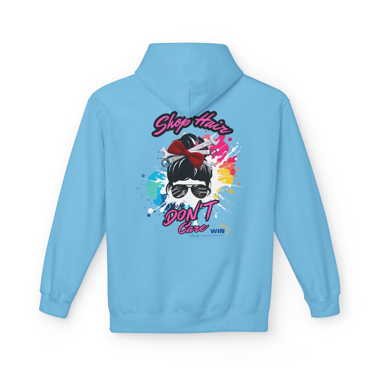 Shop Grrl - Unisex Midweight Softstyle Fleece Hoodie - Shop Hair Don't Care