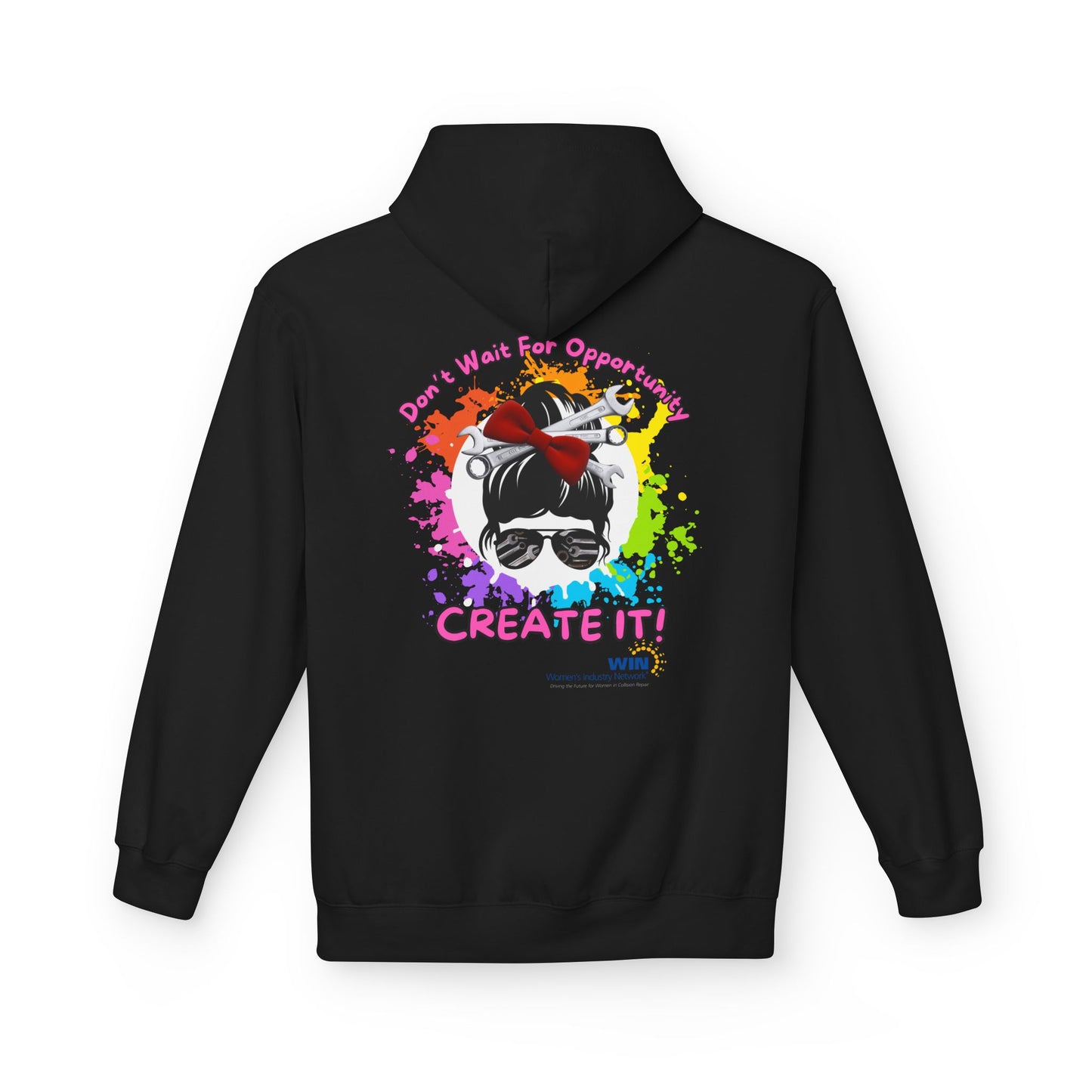 Shop Grrl - Unisex Midweight Softstyle Fleece Hoodie - Don't wait for opportunity