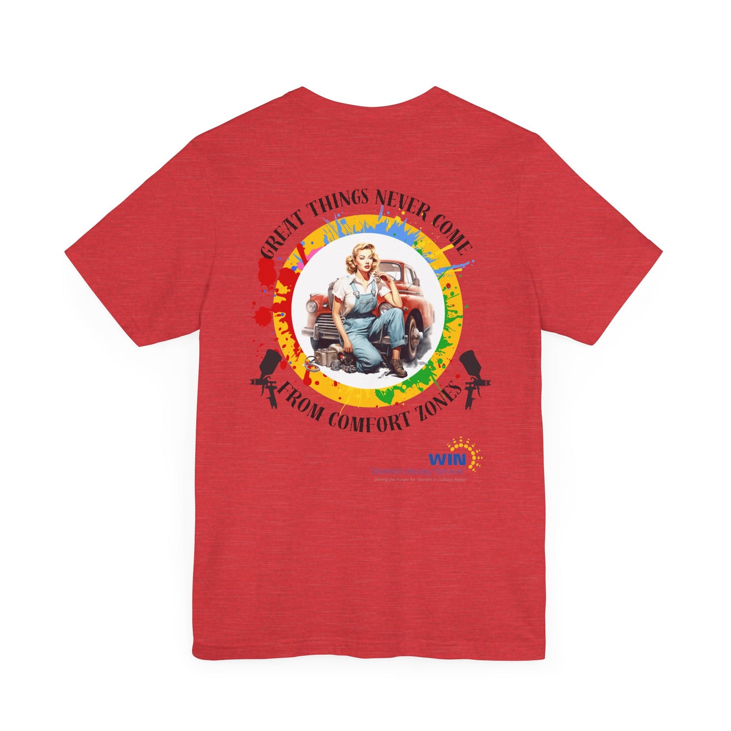 Shop Grrl - Unisex Jersey Short Sleeve Tee - Comfort Zones
