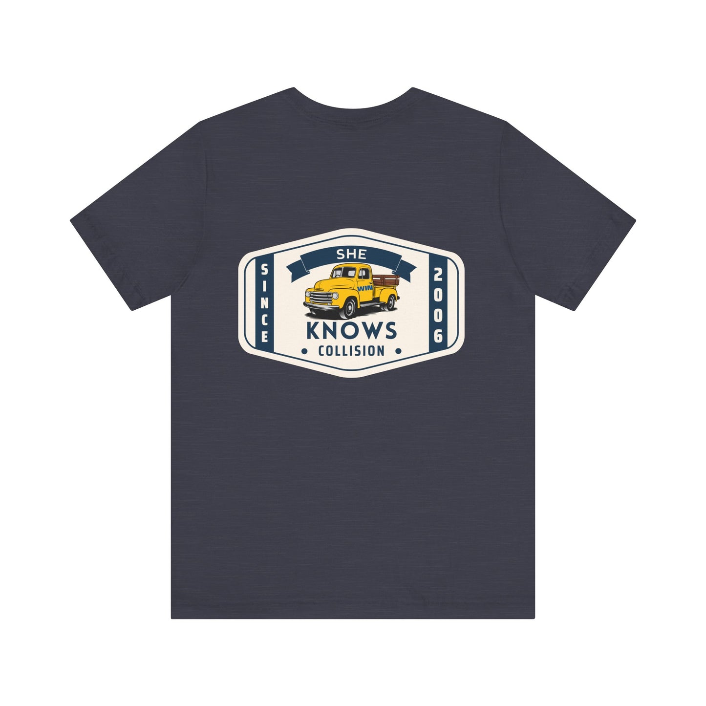She Knows Collision Anniversary Shirt