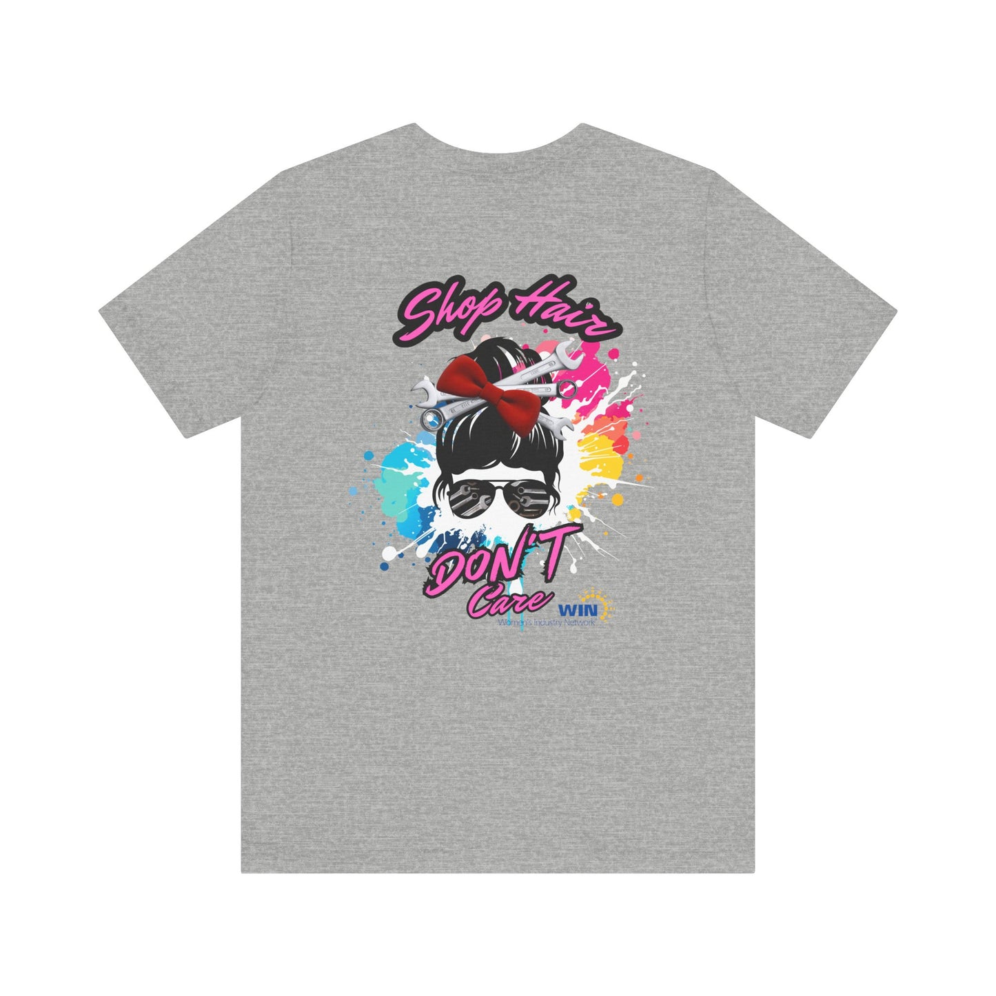 Shop Grrl - Unisex Jersey Short Sleeve Tee - Shop Hair Don't Care