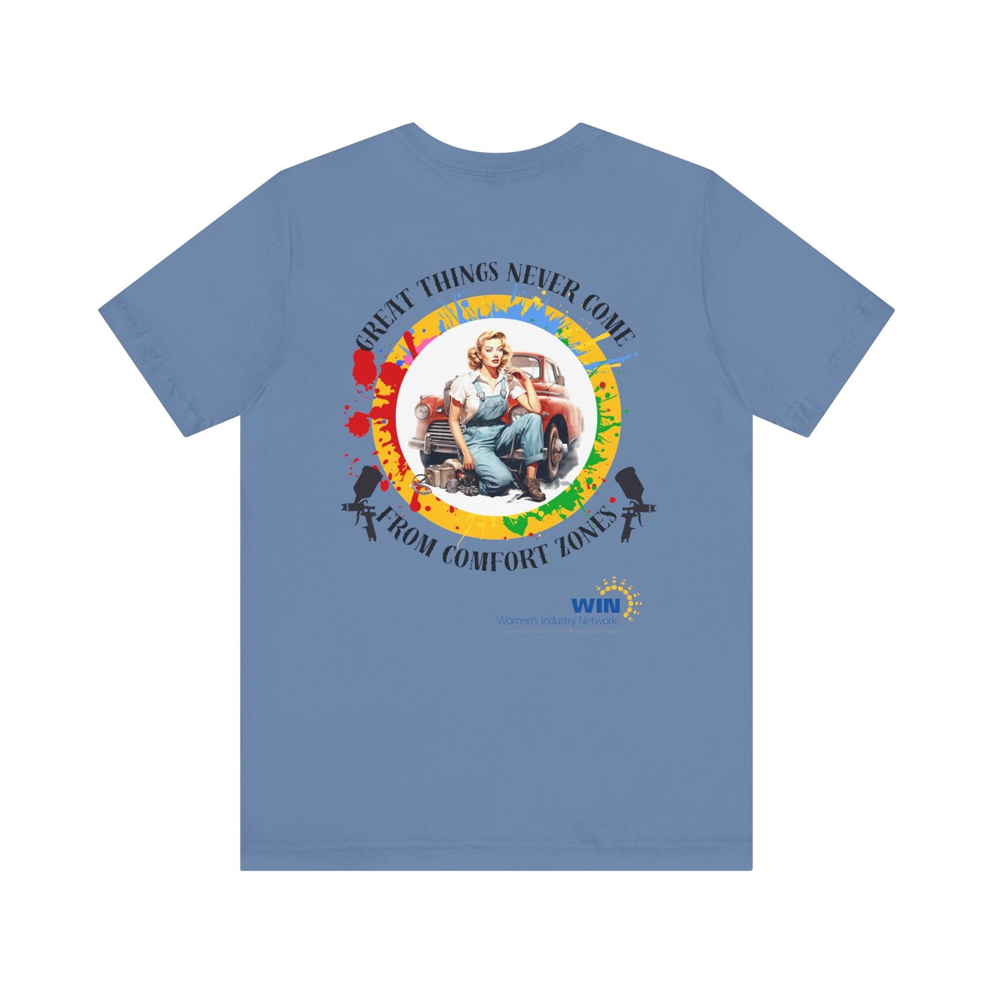 Shop Grrl - Unisex Jersey Short Sleeve Tee - Comfort Zones