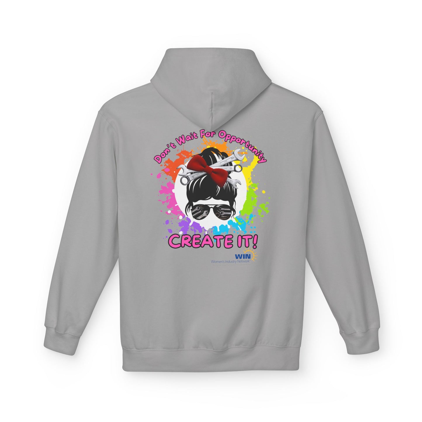 Shop Grrl - Unisex Midweight Softstyle Fleece Hoodie - Don't wait for opportunity