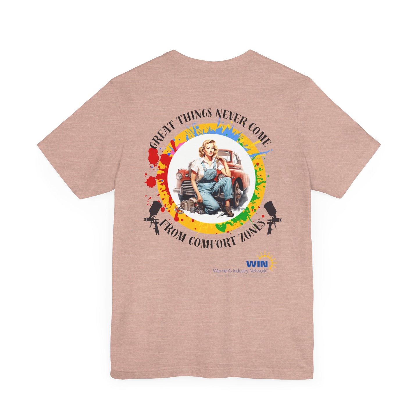 Shop Grrl - Unisex Jersey Short Sleeve Tee - Comfort Zones
