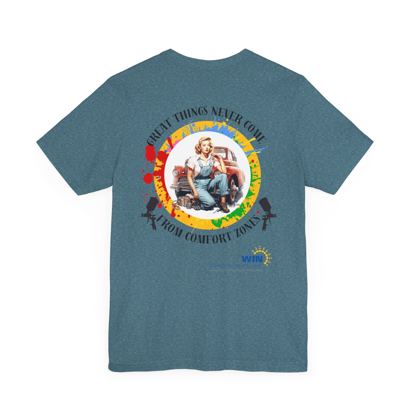 Shop Grrl - Unisex Jersey Short Sleeve Tee - Comfort Zones