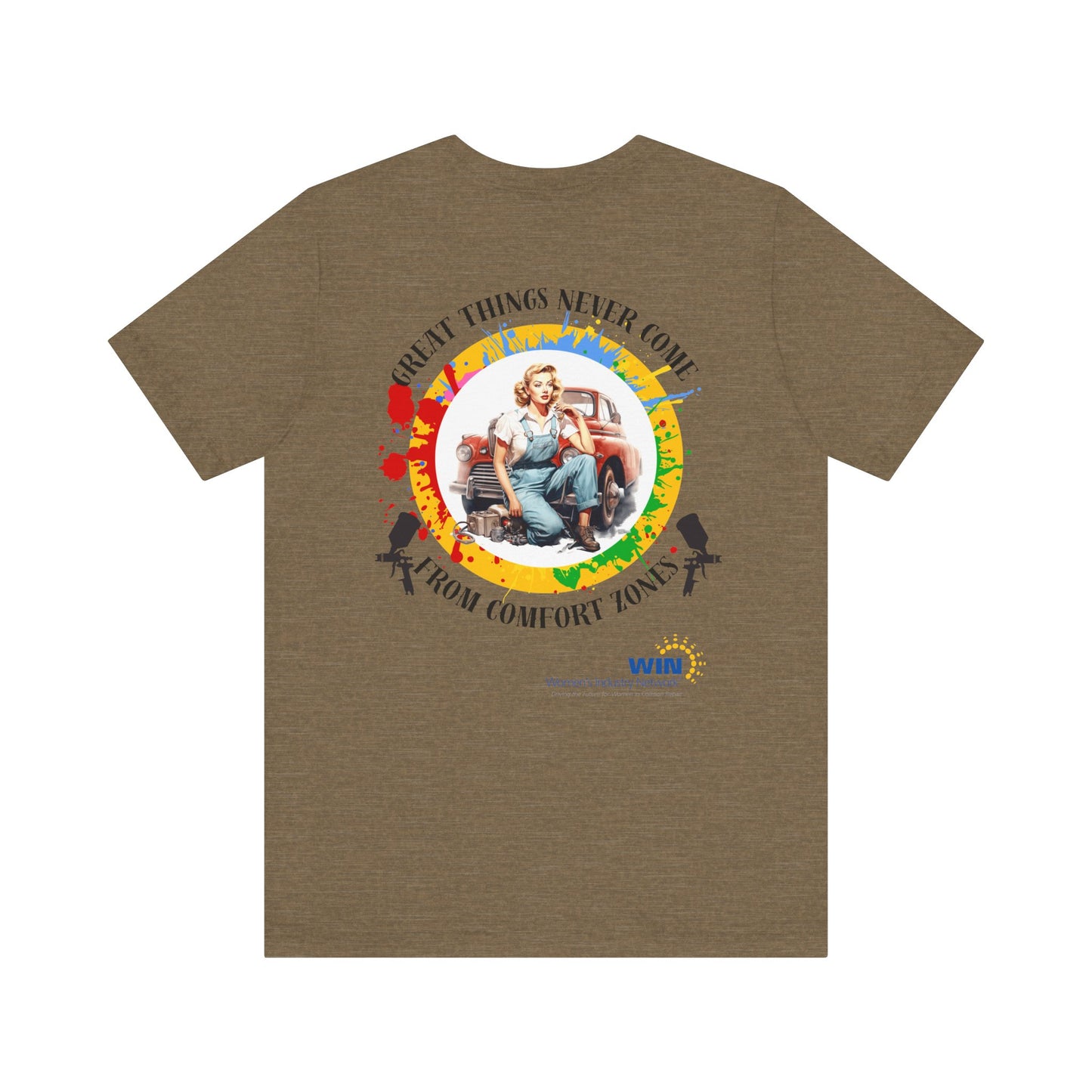 Shop Grrl - Unisex Jersey Short Sleeve Tee - Comfort Zones