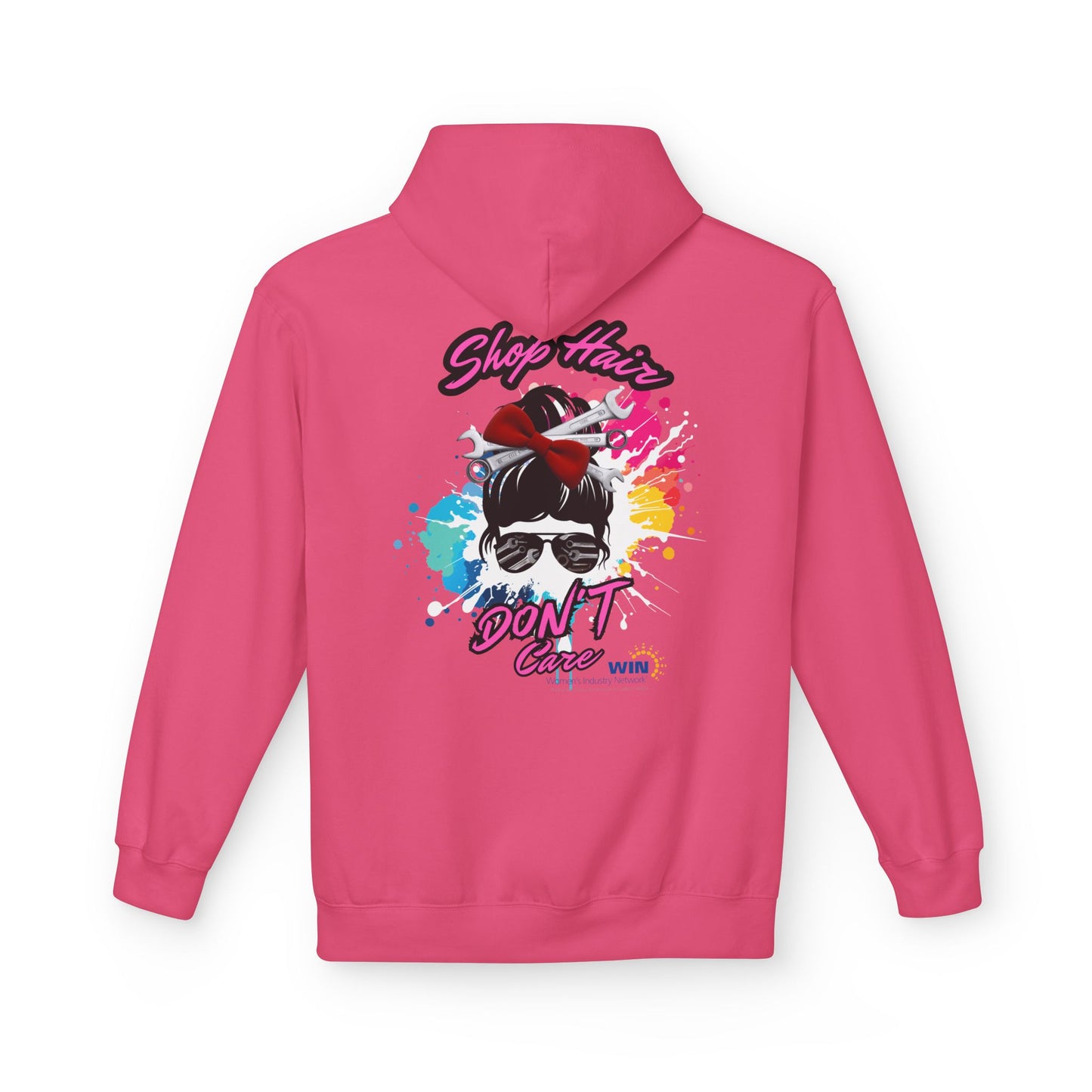 Shop Grrl - Unisex Midweight Softstyle Fleece Hoodie - Shop Hair Don't Care