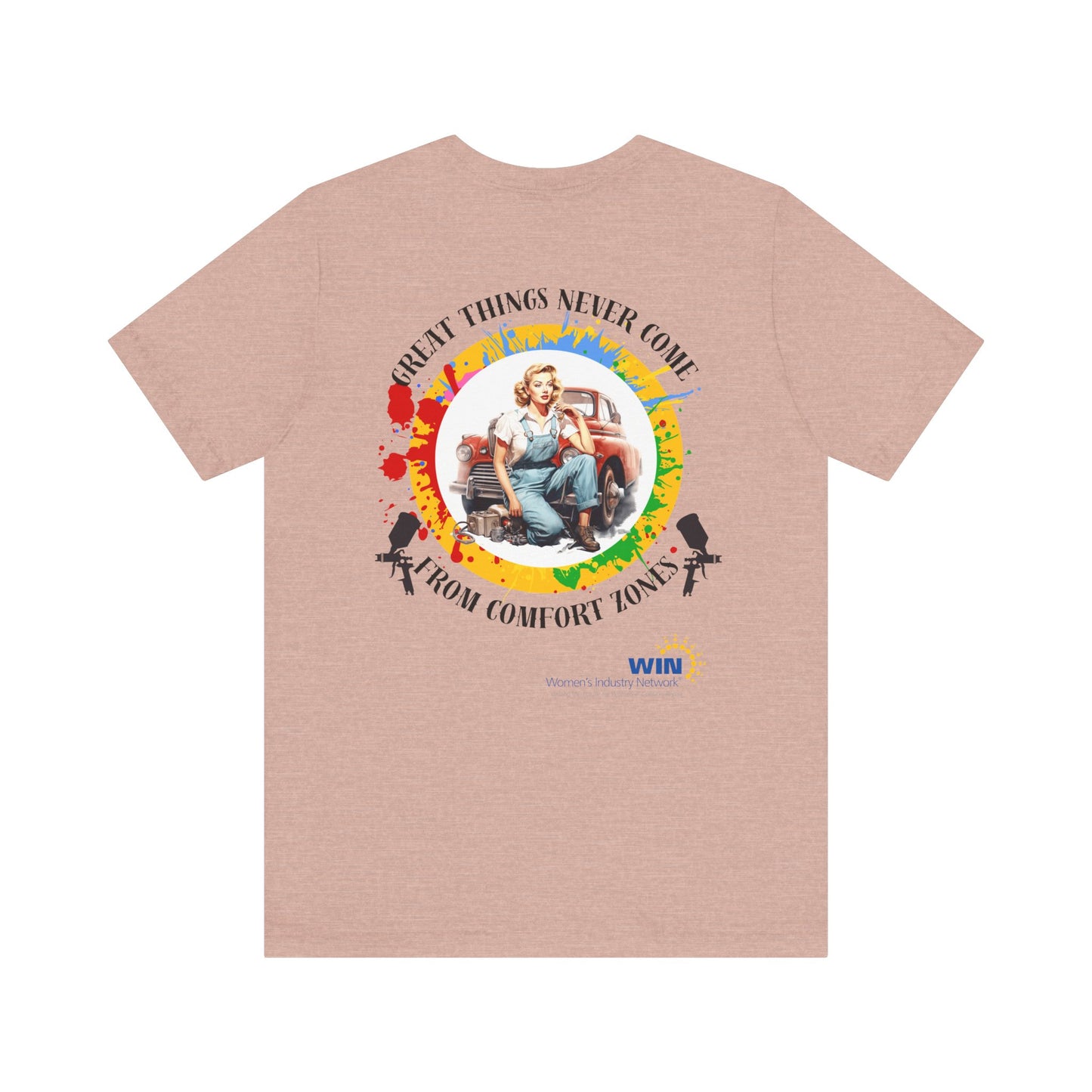 Shop Grrl - Unisex Jersey Short Sleeve Tee - Comfort Zones