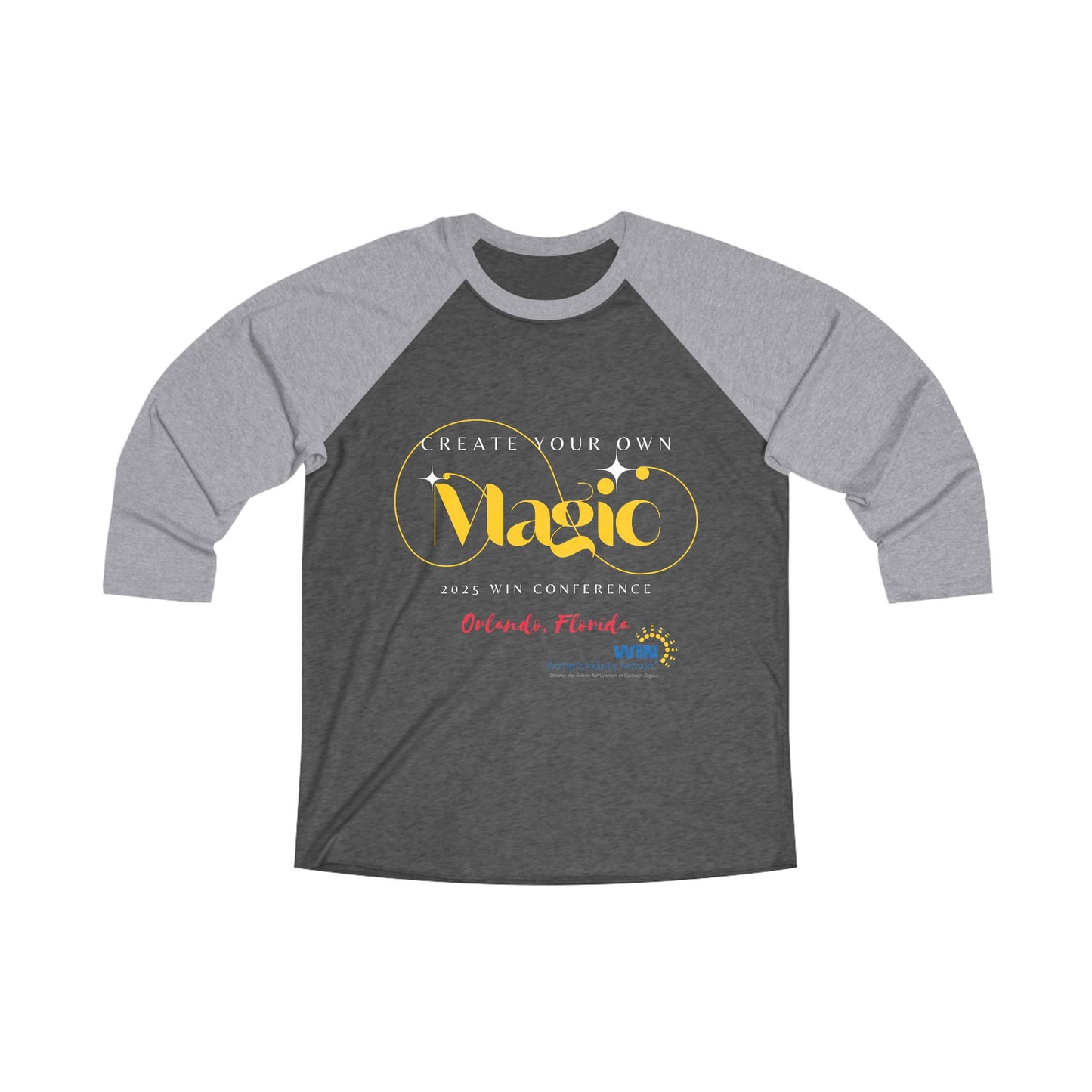 2025 Conference Unisex Tri-Blend 3\4 Raglan Tee