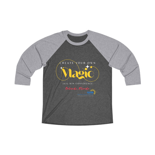 2025 Conference Unisex Tri-Blend 3\4 Raglan Tee