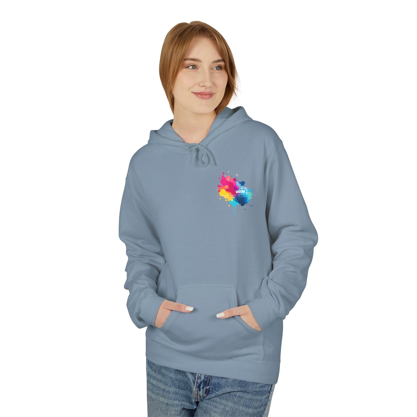 Shop Grrl - Unisex Midweight Softstyle Fleece Hoodie - Shop Hair Don't Care