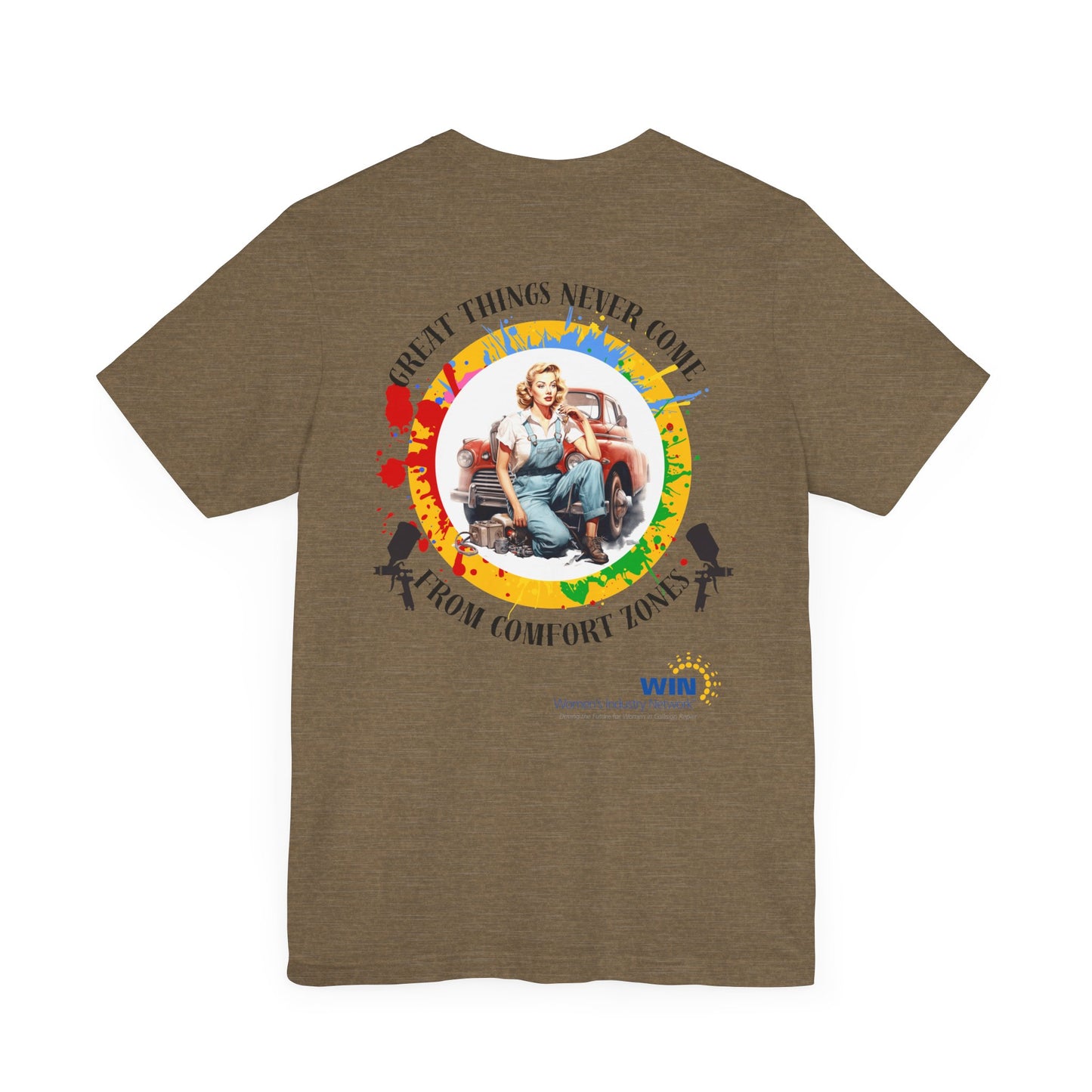 Shop Grrl - Unisex Jersey Short Sleeve Tee - Comfort Zones