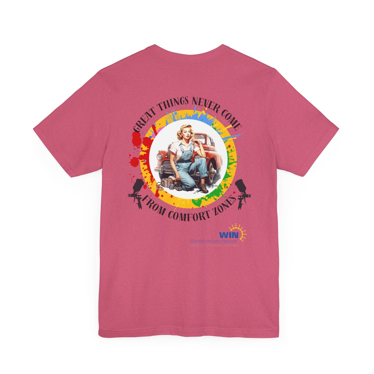 Shop Grrl - Unisex Jersey Short Sleeve Tee - Comfort Zones