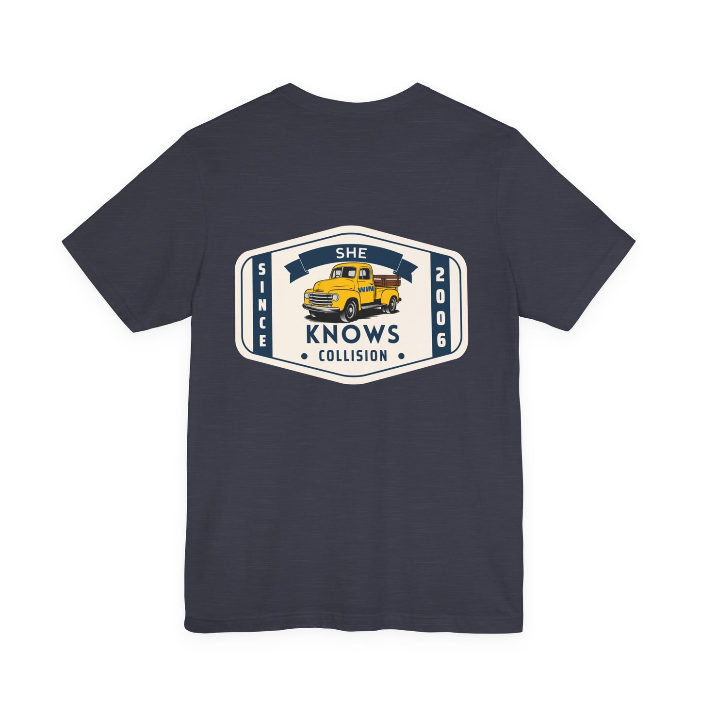 She Knows Collision Anniversary Shirt