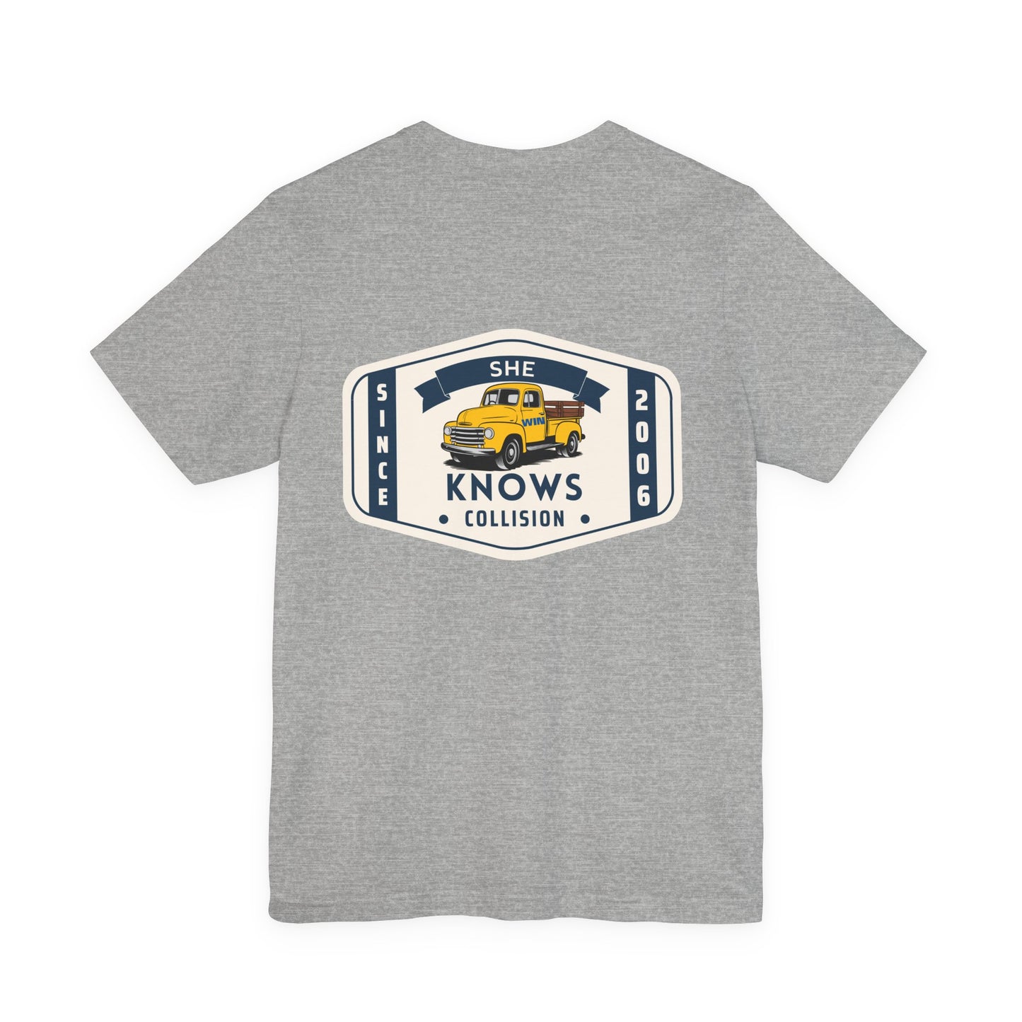 She Knows Collision Anniversary Shirt