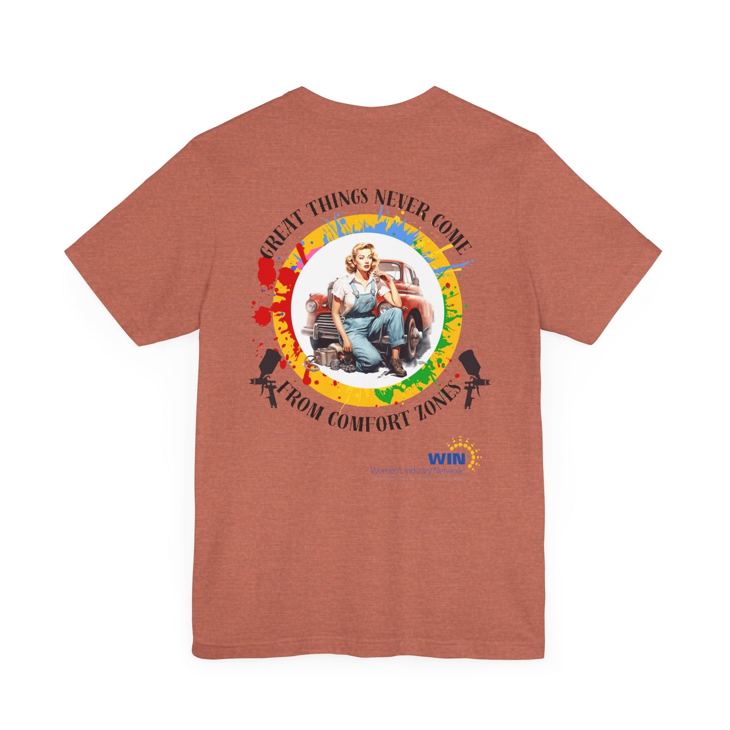 Shop Grrl - Unisex Jersey Short Sleeve Tee - Comfort Zones