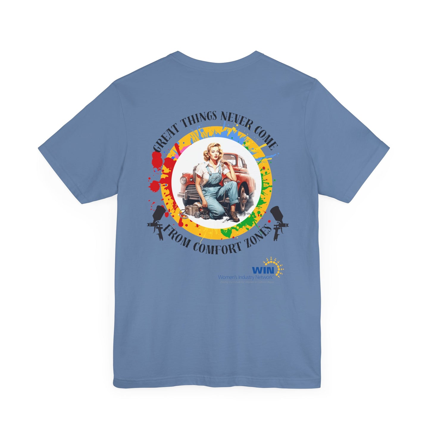 Shop Grrl - Unisex Jersey Short Sleeve Tee - Comfort Zones