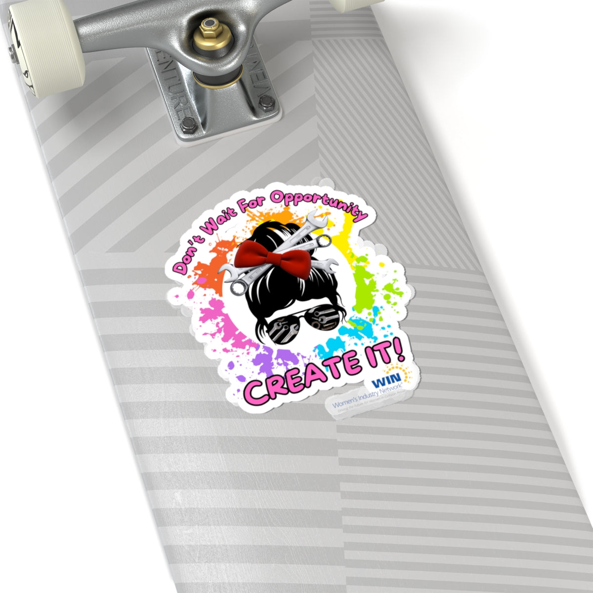 Shop Grrl - Kiss-Cut Stickers - Don't wait for opportunity