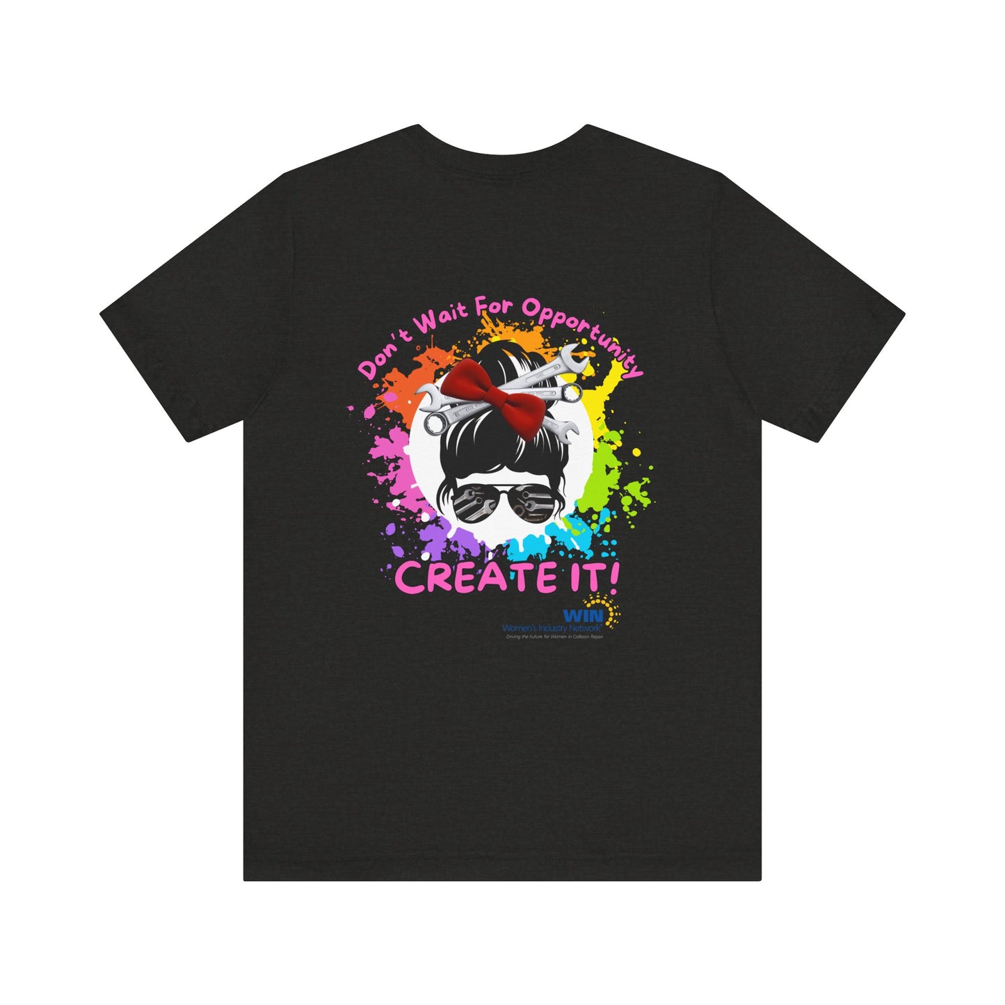 Shop Grrl - Unisex Jersey Short Sleeve Tee - Don't wait for opportunity