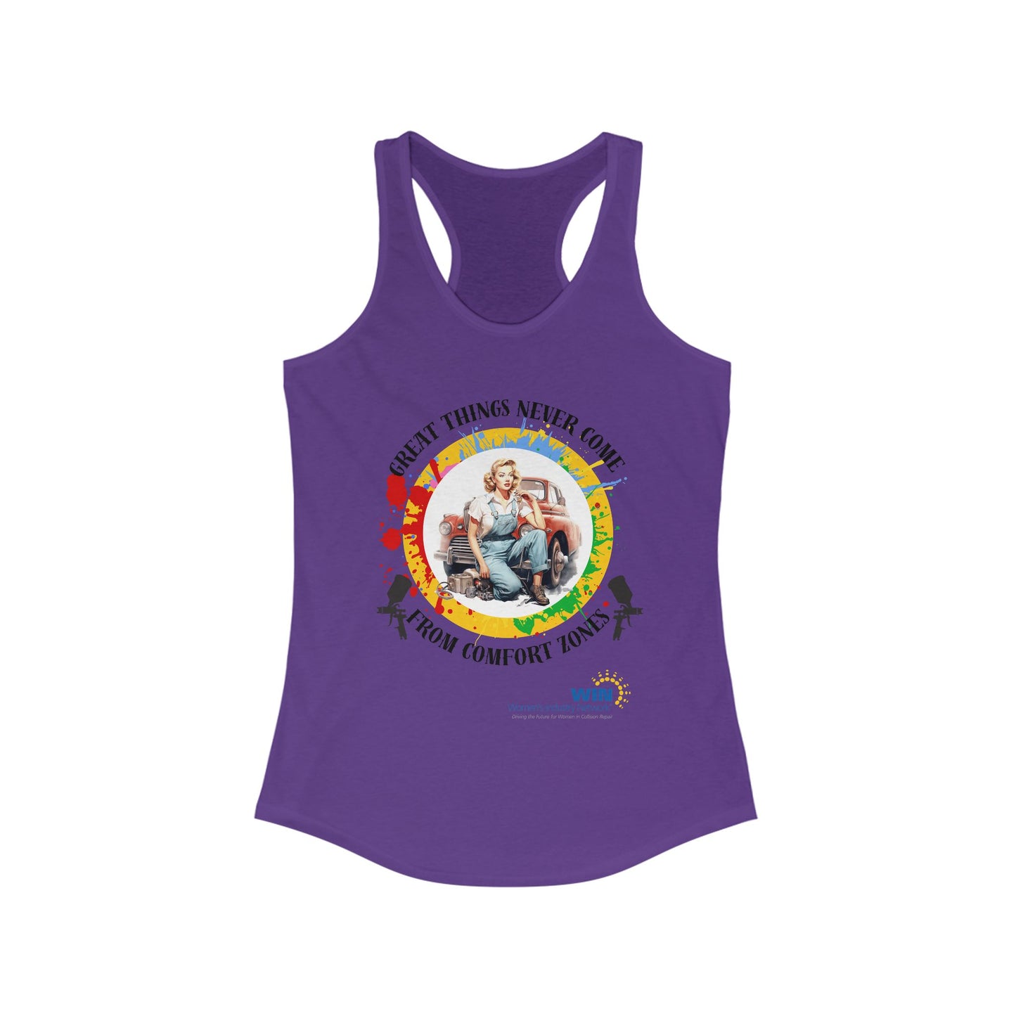 Shop Grrl - Women's Ideal Racerback Tank - Comfort Zones