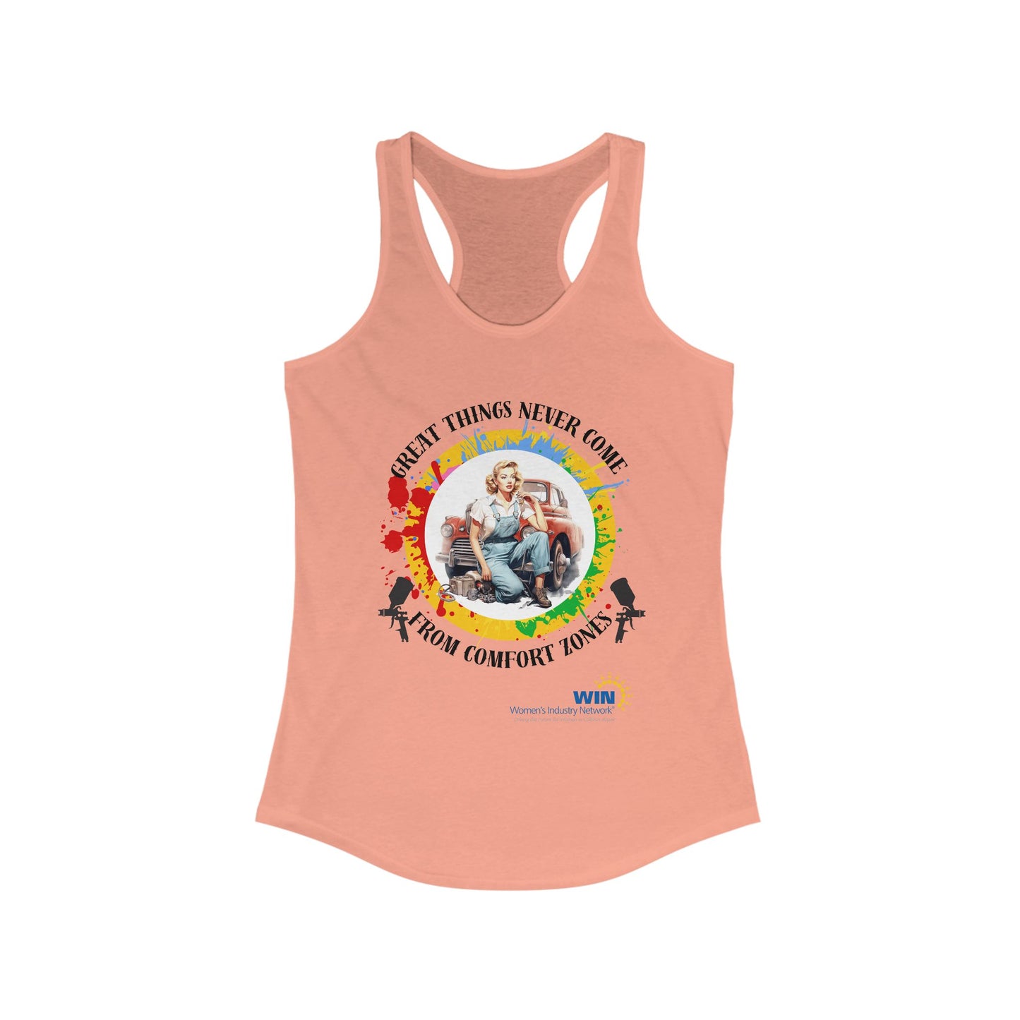 Shop Grrl - Women's Ideal Racerback Tank - Comfort Zones