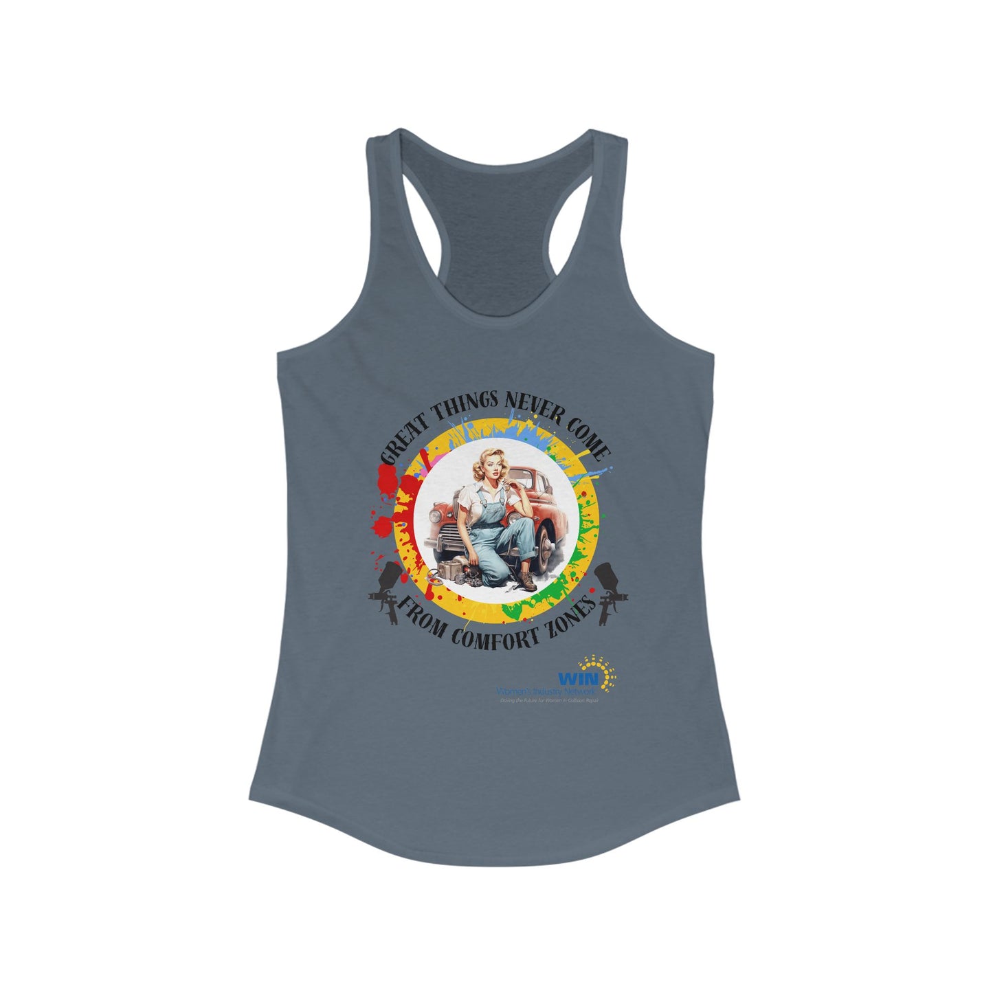 Shop Grrl - Women's Ideal Racerback Tank - Comfort Zones