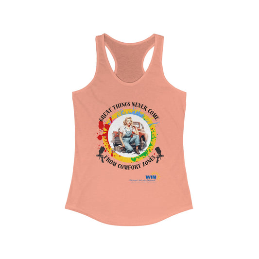 Shop Grrl - Women's Ideal Racerback Tank - Comfort Zones