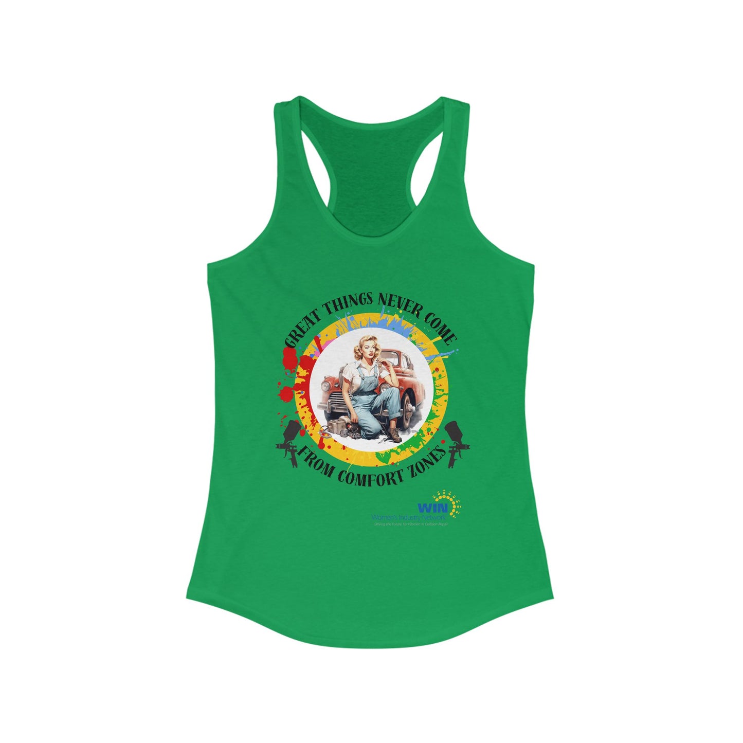 Shop Grrl - Women's Ideal Racerback Tank - Comfort Zones