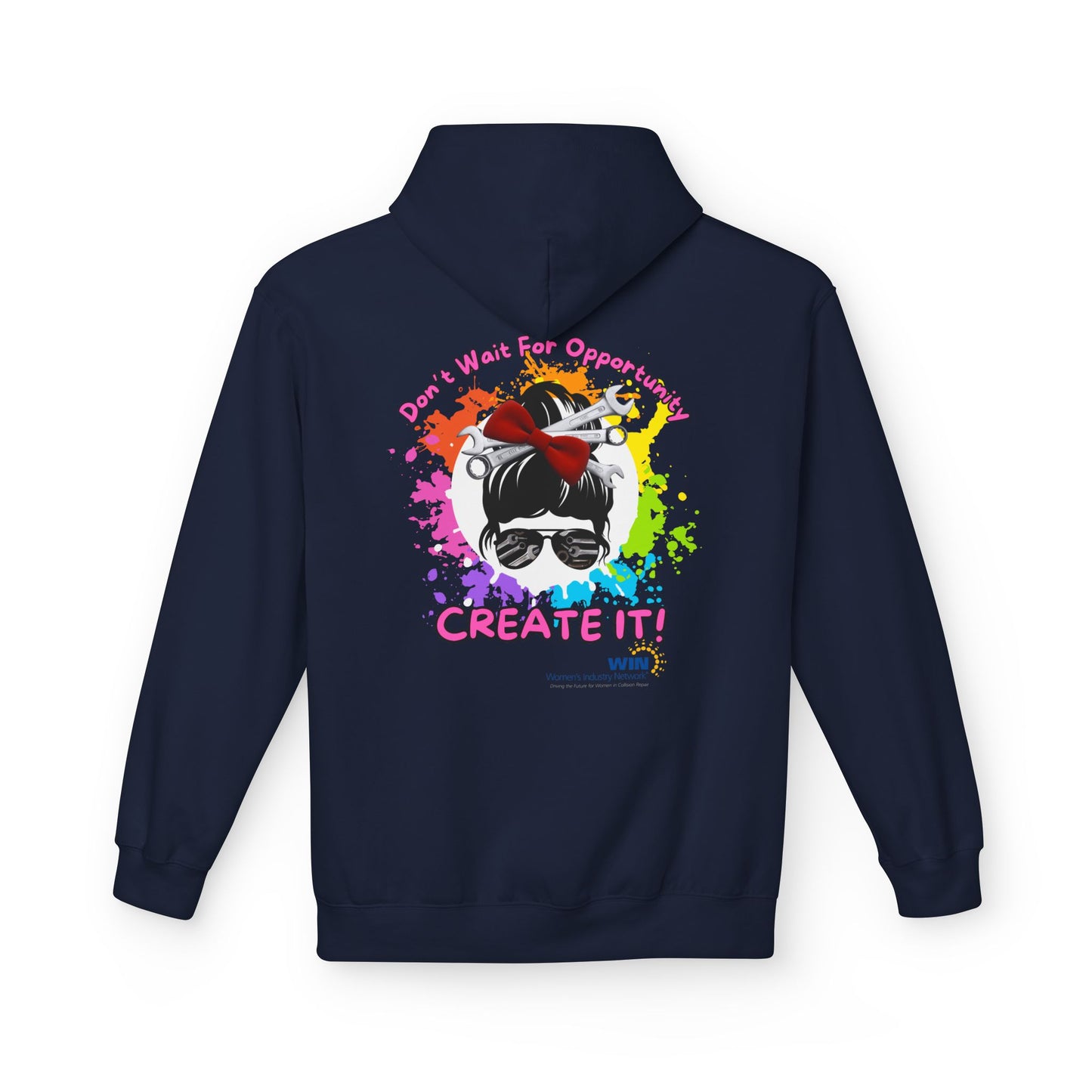 Shop Grrl - Unisex Midweight Softstyle Fleece Hoodie - Don't wait for opportunity