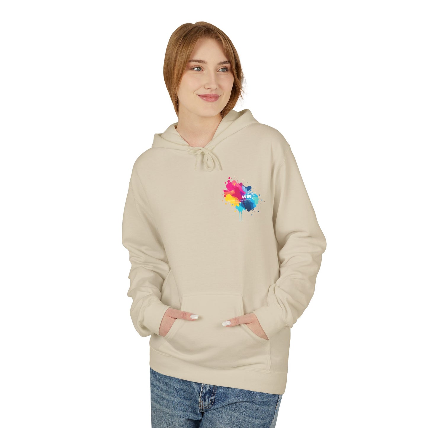 Shop Grrl - Unisex Midweight Softstyle Fleece Hoodie - Shop Hair Don't Care